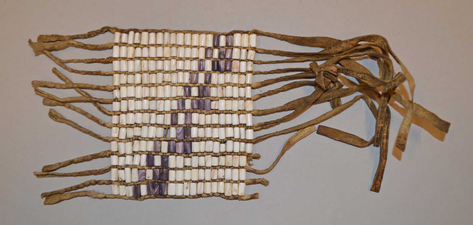 The Native American wampum belt telling another story of the Mayflower