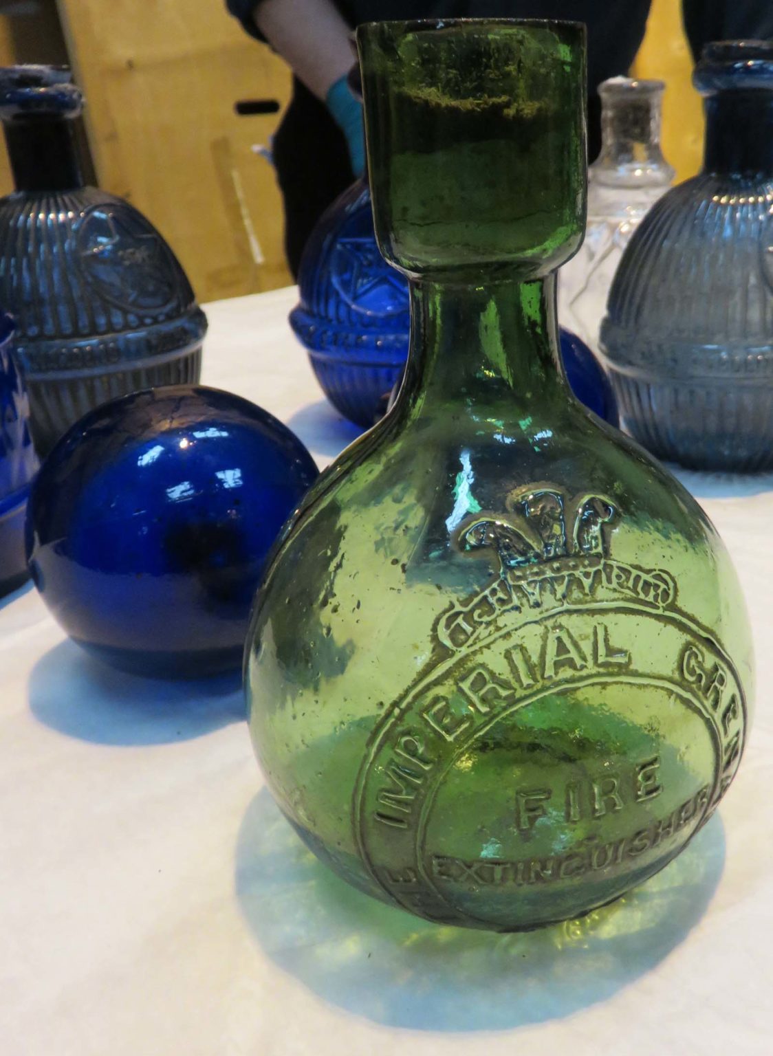 The beauty and danger in Victorian Glass Fire Grenades Museum Crush