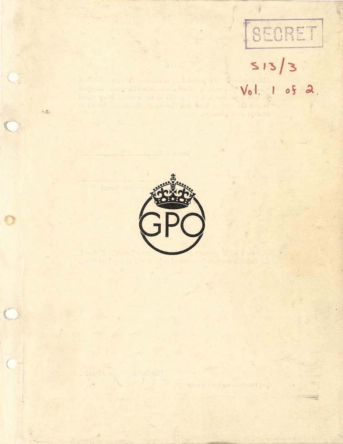 The Dollis Hill War Diary Revealing the Post Office’s top secret war